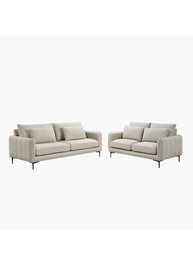 هوم بوكس كنبة قماش سافنيك 3 مقاعد مع وسادتين 87 × 85 × 200 سم  - Image 4