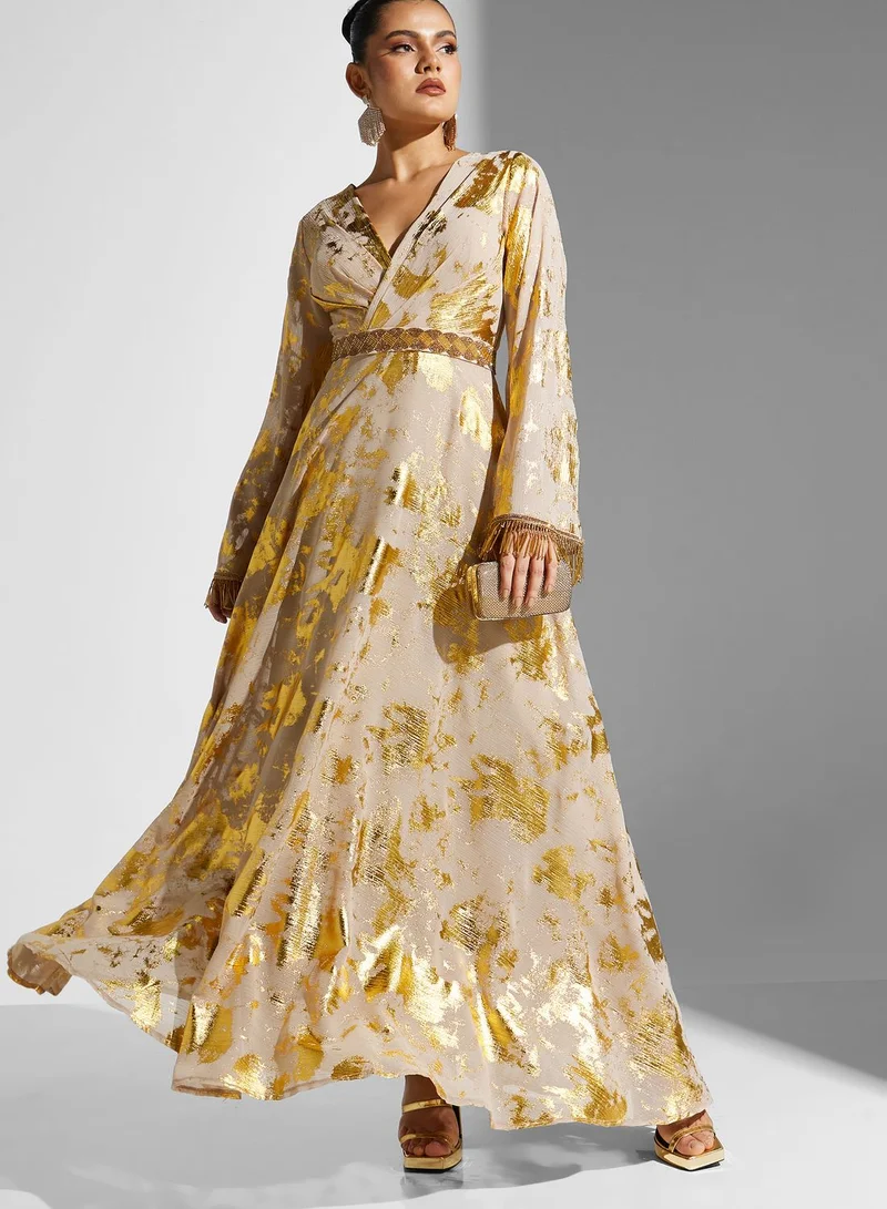 ali_asaad Floral Printed Dresses