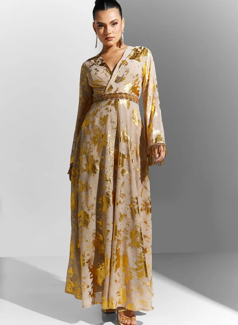 ali_asaad Floral Printed Dresses