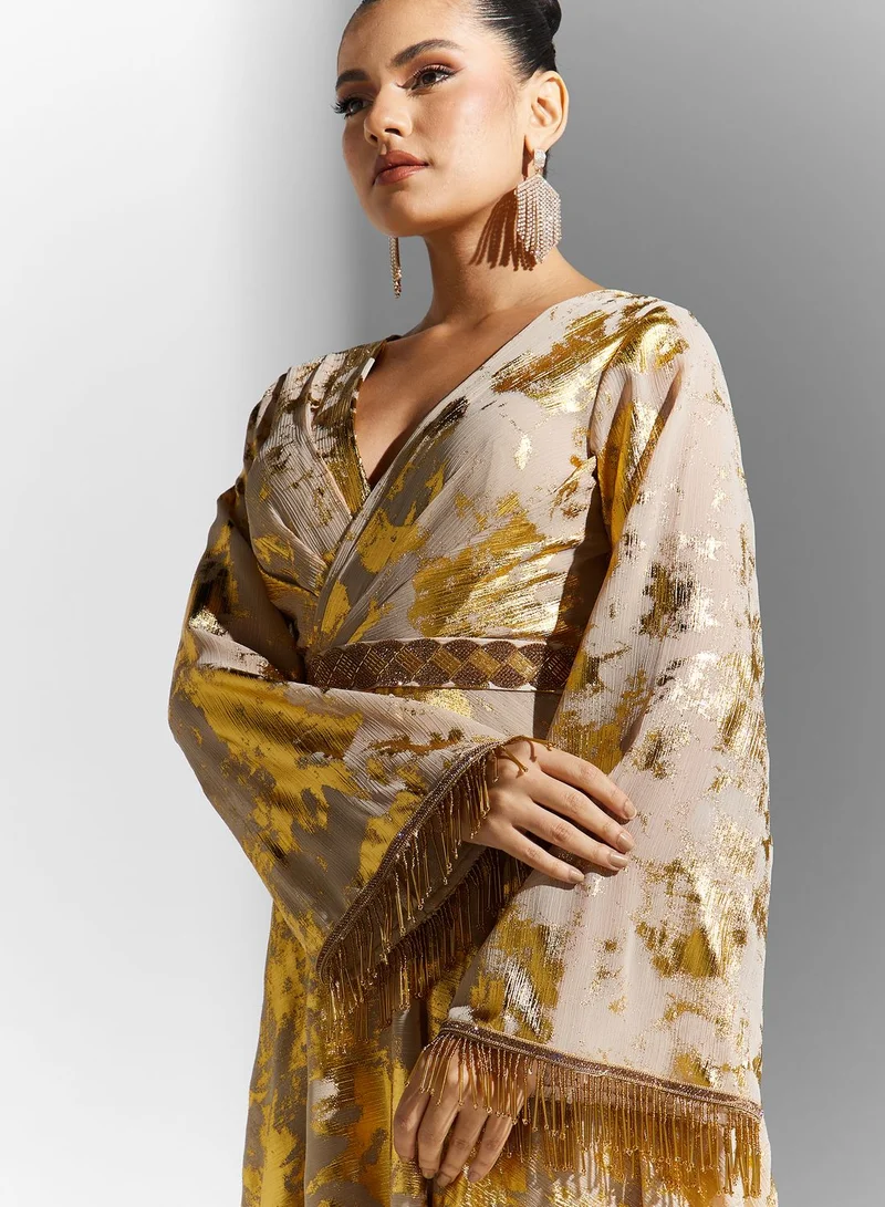 ali_asaad Floral Printed Dresses