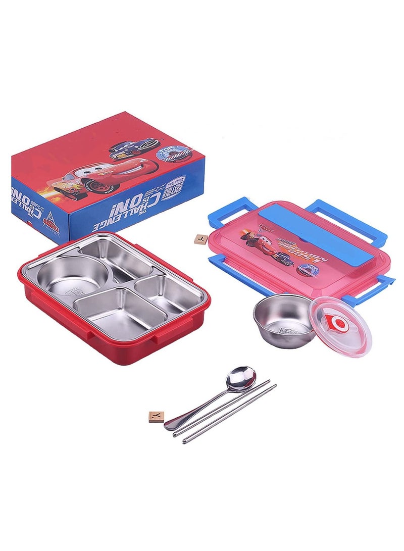 جيجيرو صندوق غداء الأطفال مع أدوات المائدة - Image 1