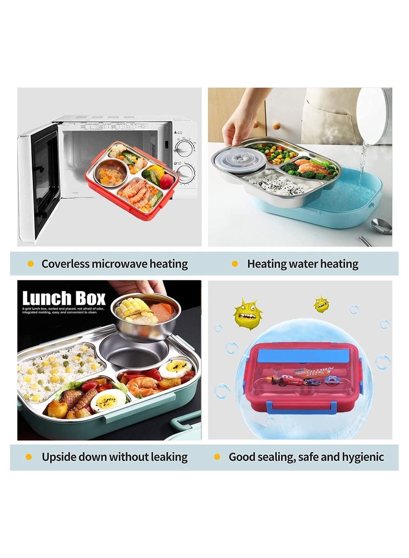 جيجيرو صندوق غداء الأطفال مع أدوات المائدة - Image 4