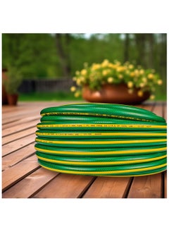 50 Meter Garden Water Hose, Reinforced 3/4 Inch – Durable Green Hose for Outdoor Use - pzsku/Z7A3038C8AD41318D833DZ/45/_/1739437612/a0906f9b-4a82-4a9a-9838-83c13add2670