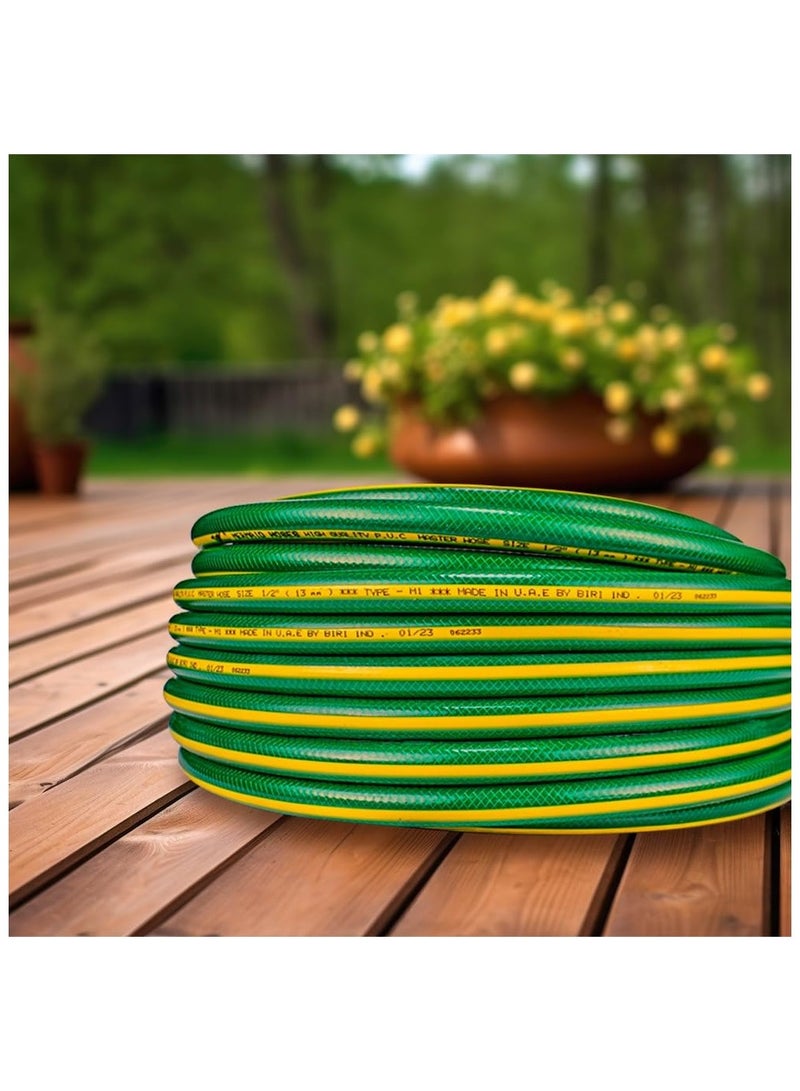 Mermaid 50 Meter Garden Water Hose, Reinforced 3/4 Inch – Durable Green Hose for Outdoor Use  - Image 5