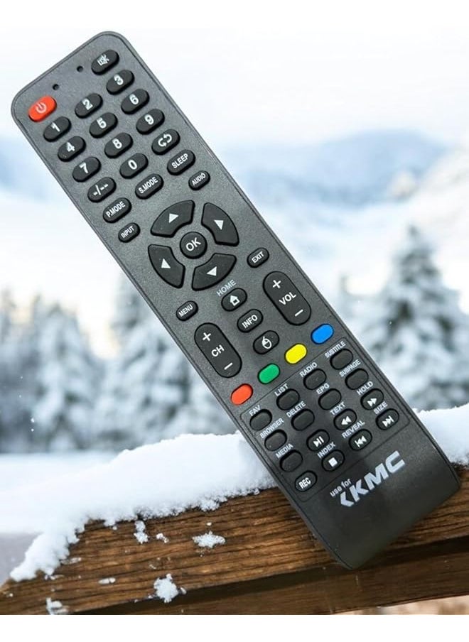 erorex - Replacement Remote Control Compatible With Kmc Smart Tvs And Digital Receivers - Image 1