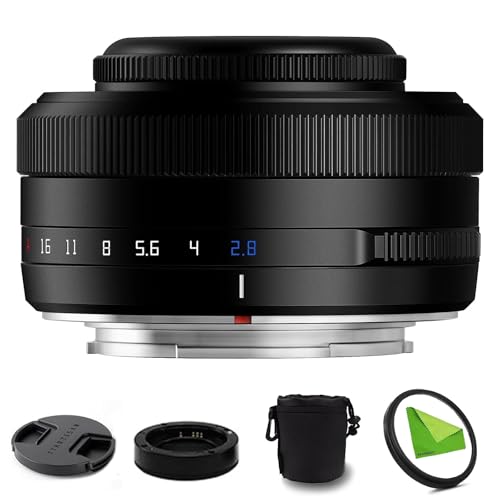 TTArtisan AF 27mm F2.8 f/2.8 XF-Mount APS-C Auto Focus STM Lens for Fujifilm Fuji X-Mount Cameras X-T10 X-T2 X-T20 X-T30 X-T3 X-T4 X-T5 X-T100 X-T200 X-T30 X-PR01 X-PR02 X-PR03 X-E4 -Black - Image 1