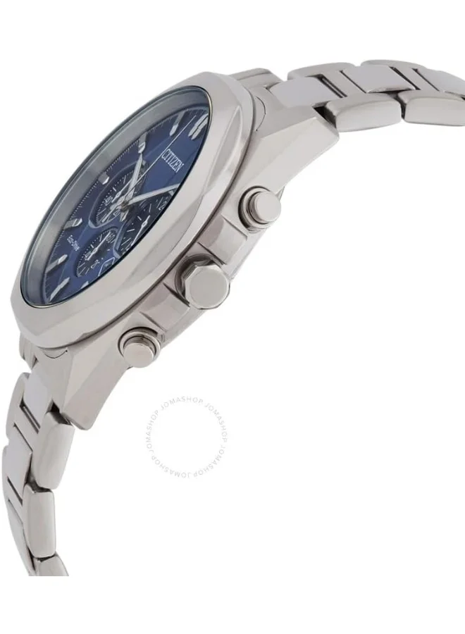 Citizen  Citizen Men's Chronograph Eco-Drive Watch with Stainless Steel Strap CA4590-81L, Silver, Bracelet  | Best Price UAE