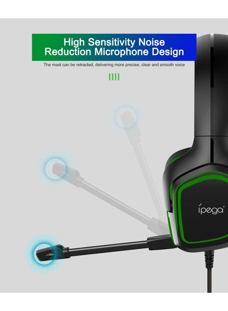 Ipega PG-R006G GAMING HEADSET FOR PS4, XBOX, Nintendo Switch, MOBILE &PC - Image 4