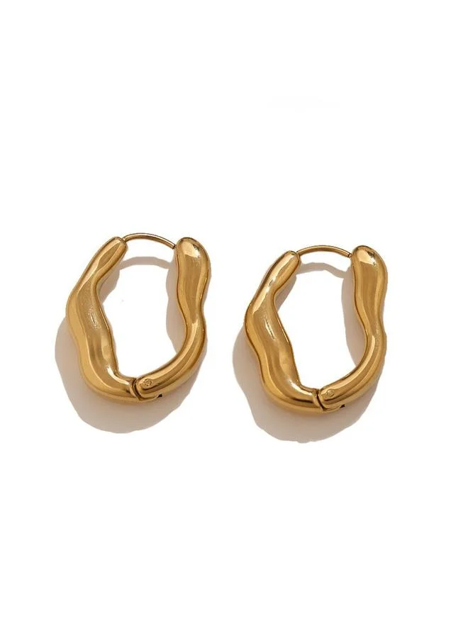 Take Two Oval Hoop Earrings