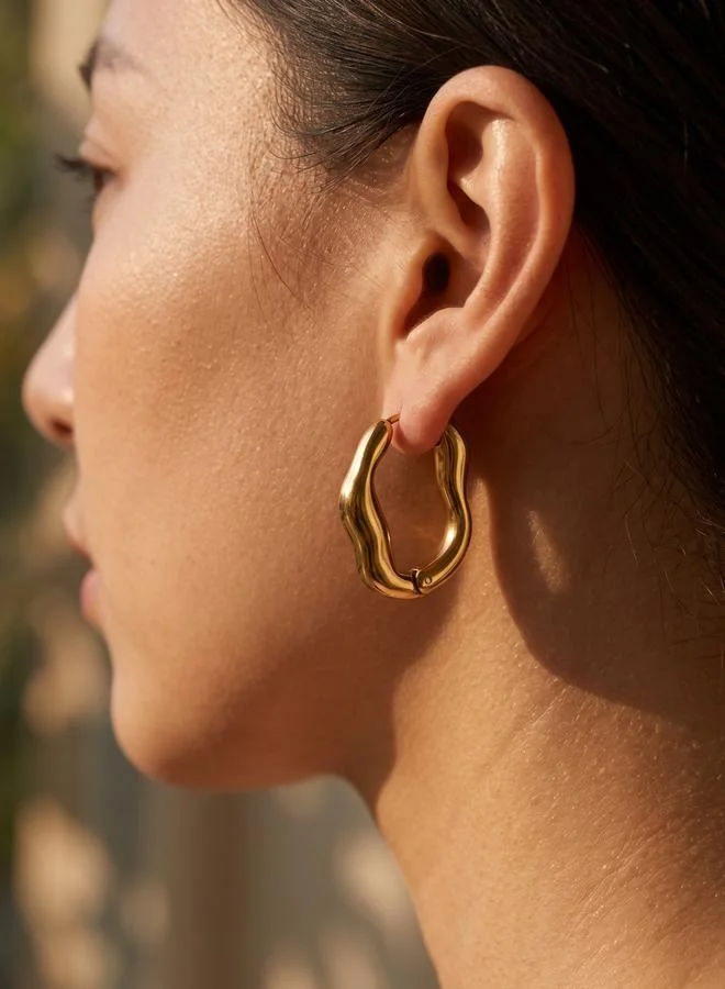 Take Two Oval Hoop Earrings