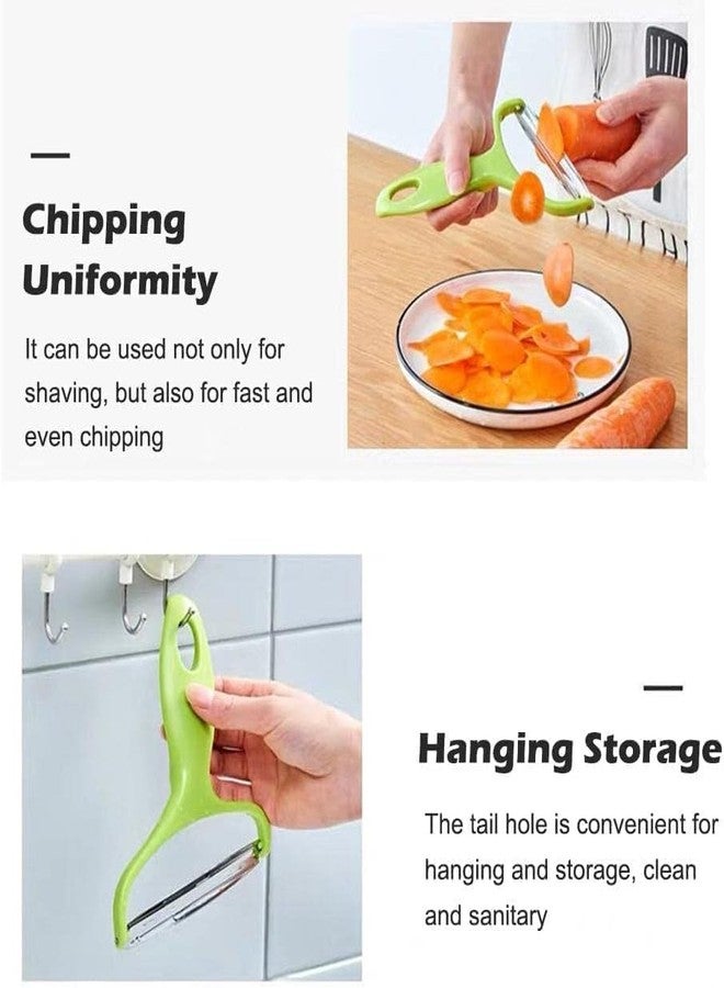 Weicoca Green Cabbage Shredder, Stainless Steel Cabbage Grater, Fruit Vegetable Potato Peeler, Kitchen Gadgets, Wide Mouth Vegetables Peeler, Restaurants Accessories 4.72x7.08in - Image 5