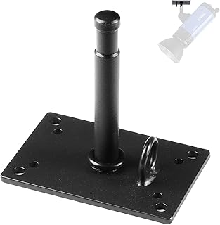 Selens Selens 4.6 inch Wall Ceiling Mount, Baby Pin Wall Plate with 5/8" Stud Adapter for Photo Studio Speedlite Light Stand - Image 1