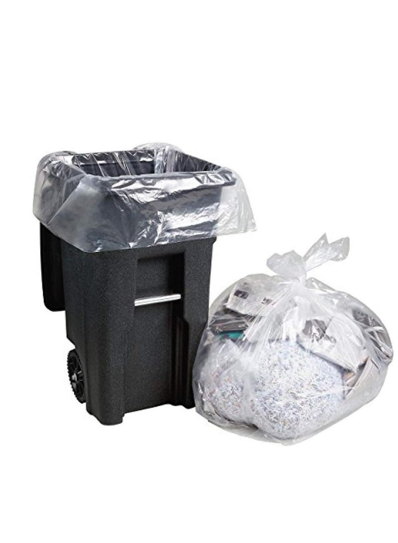 Terabyte أكياس قمامة قوية وقابلة للتحلل القابل للتصرف، عبوة 5 من 5 قطع (25 قطعة) أكياس قمامة صغيرة سوداء، أكياس قمامة قوية، بطانة سلة المهملات، للمنزل، المطبخ، المكتب 90 × 110 سم 20 كجم - Image 2
