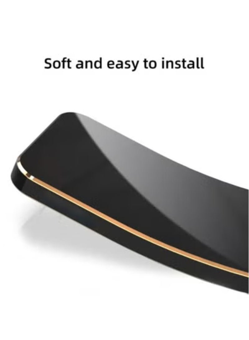 SanHu for Redmi 13C 5G Case, Plating Soft Back Cover, Raised Full Camera Protection, Slim Thin TPU Mobile Phone Case for Redmi 13C 5G, Black - Image 5