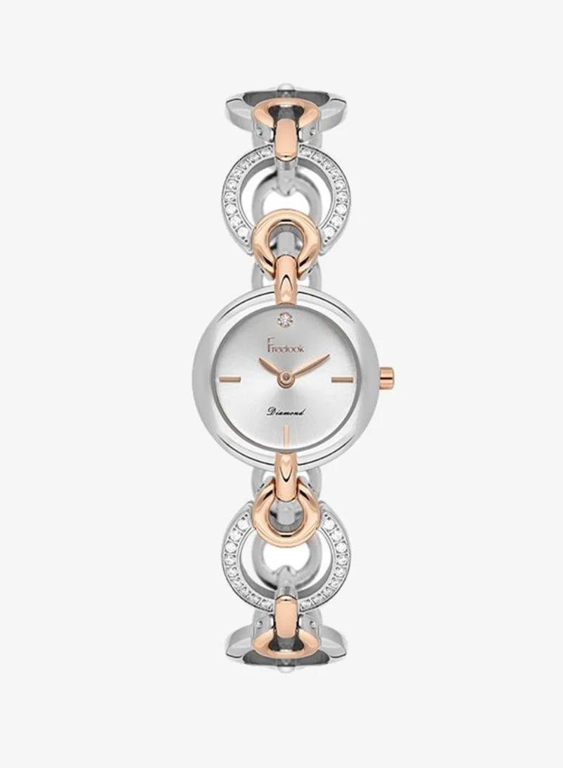 Freelook Paris Freelook - Lumiere Women's Watch | Steel Case | Stainless Steel Band | Silver & Round Dial | Analog | Quartz | Mineral Glass | Premium Luxury Watch | Ideal Gift | Water Resistant 30 Meters