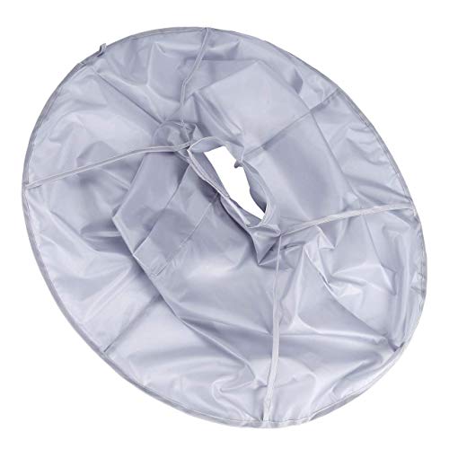 TRAY Hair Apron Cape Hairstylist Simple Design Pattern Waterproof Haircut Cloth Wrap Protect Hair Cutting Cloak Umbrella Cape Salon Barber Use at Home or Salon Stylist Hairdressing (Gray) - Image 5