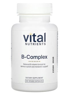 Vital Nutrients B-Complex 60 Vegan Capsules 