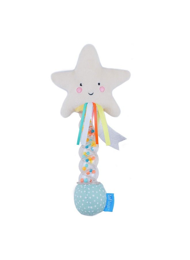 Taf Toys Taf Toys Star Rainstick Rattle, Musical Shake & Rattle Rainmaker Toy, Musical Instrument for Babies and Toddlers for Sensory and Motor Skills Development  - Image 1