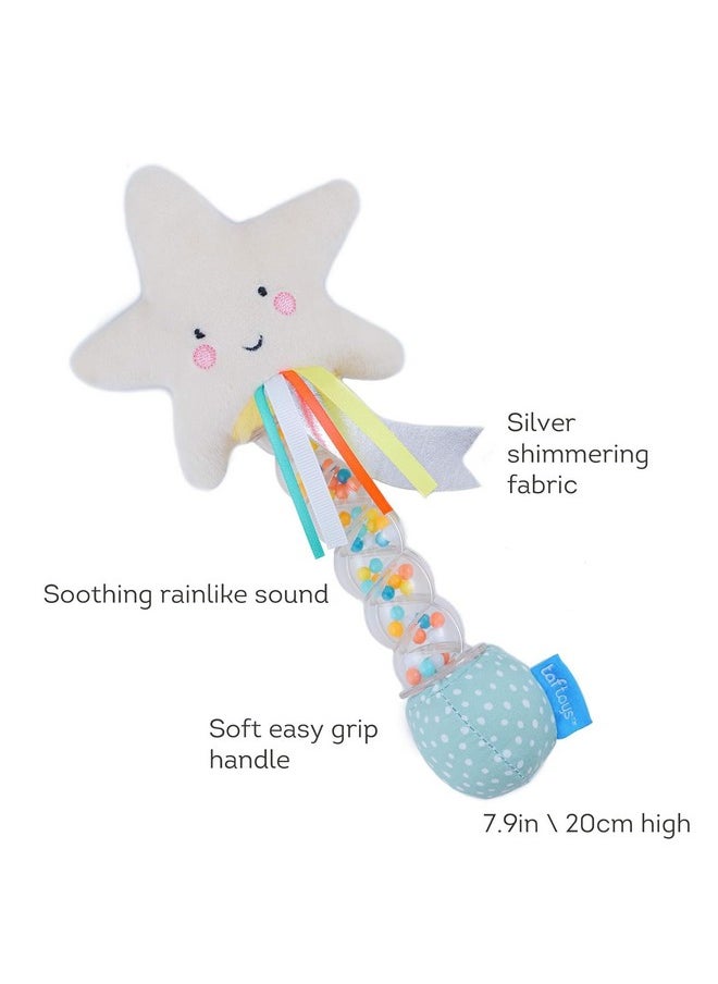 Taf Toys Taf Toys Star Rainstick Rattle, Musical Shake & Rattle Rainmaker Toy, Musical Instrument for Babies and Toddlers for Sensory and Motor Skills Development  - Image 2