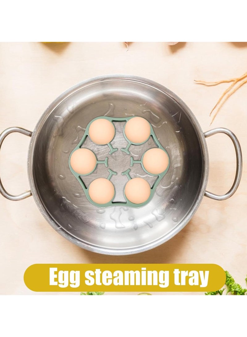 CMGTYYD Egg Steamer Rack for Pot - Steamer Egg Rack Food-Grade Silicone Stand Holder - Heat Resistant Tools Kitchen Gadgets Cooking Utensils, Pressure Cooker Accessories - Image 3