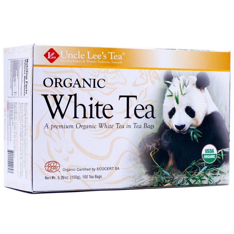 Uncle Lee's Tea Organic White Tea 100 Bags - Image 2