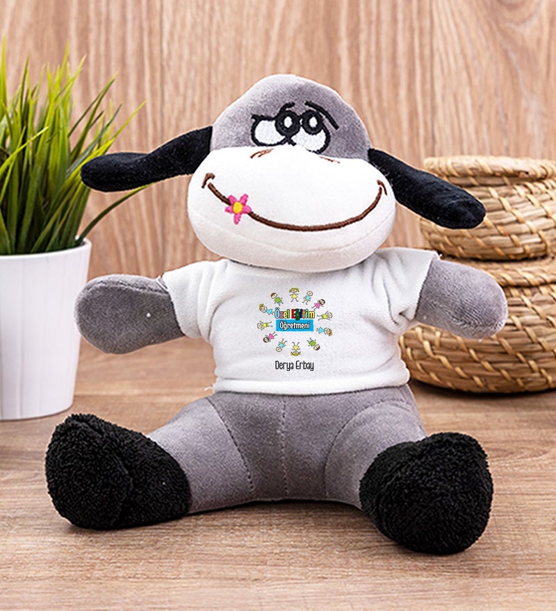 Hediye Dükkanı Gift Shop Personalized Special Education Teacher Plush Donkey 
