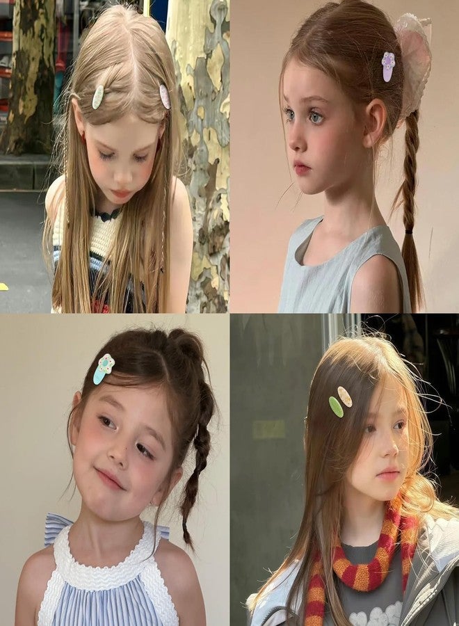 SAOROPEB 21PCS Cute Hair Clips for Girls Toddler Hair Accessories Kids Hair Clips Candy Color Cartoon Design for Little Girls - Image 4