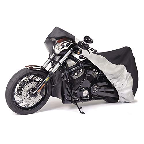 Budge Sportsman Motorcycle Cover, Black, Waterproof, Universal Fit, Fits up to 96", Model: MC-7 - Image 2