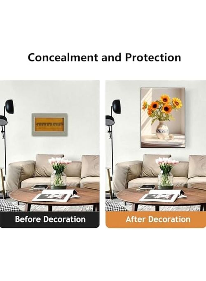 غطاء لوحة كهربائية زخرفي 40 × 50 سم صندوق فيوز أنيق مخفي - Image 5