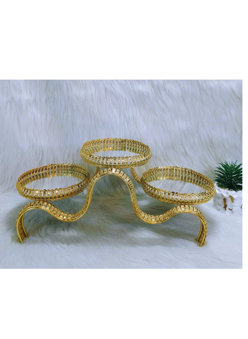 A carrier of 3 metal tiles, high-quality gold check paint, non-corrosion or discolouration reflective mirror dishes, 4 ml foam protection tile for the mirror, size 19 cm, width 37 cm, depth 21 cm - Image 1