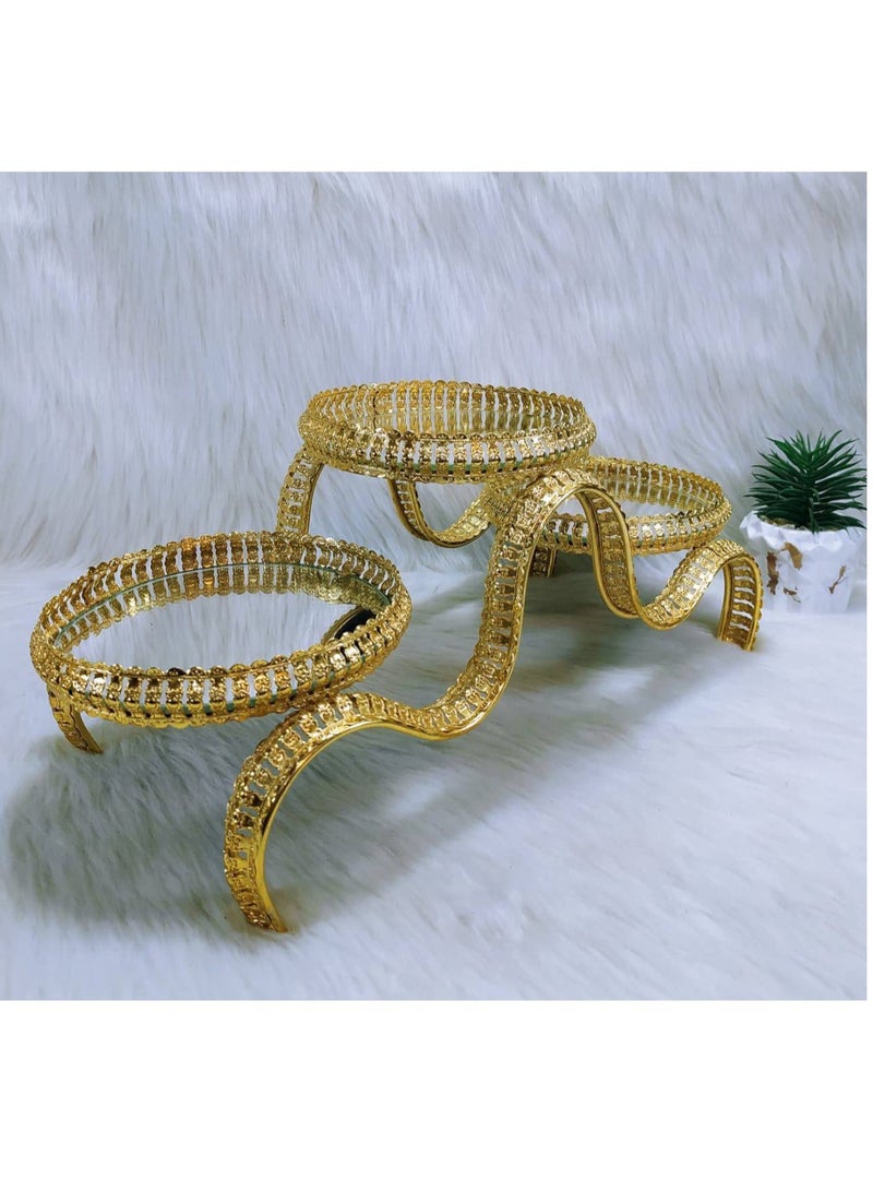 A carrier of 3 metal tiles, high-quality gold check paint, non-corrosion or discolouration reflective mirror dishes, 4 ml foam protection tile for the mirror, size 19 cm, width 37 cm, depth 21 cm - Image 2