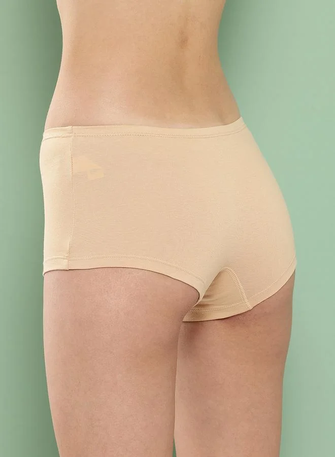 Leading Lady Leading Lady Pack of 2  - Solid Cotton Boyshorts