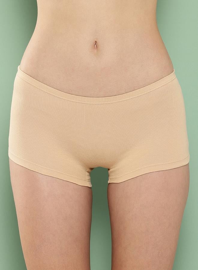 Leading Lady Pack of 2  - Solid Cotton Boyshorts - Image 4