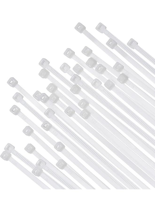 erorex Zip Ties 100 Pack 12 Inch Heavy Duty 40Lbs Tensile Strength Nylon White Cable Wire Ties For Indoor And Outdoor Use - Image 1