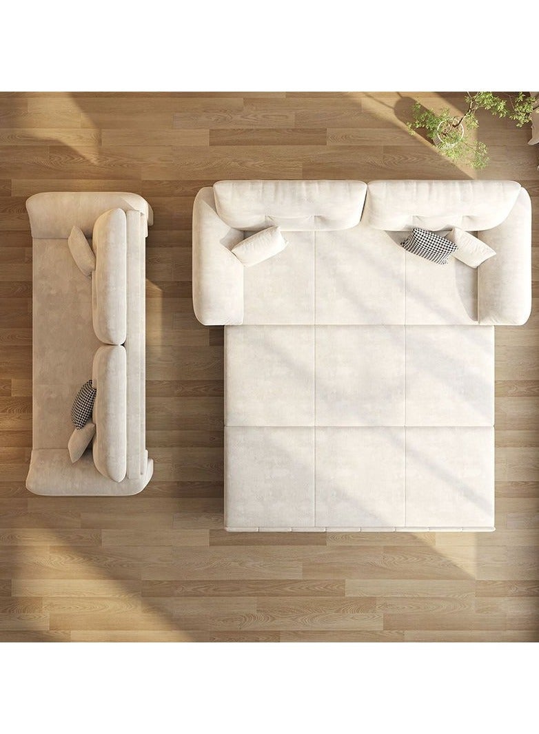 AWD Sofa Bed, Retractable Sofa Cum Bed, Sofa Convertible Bed, Easy To Clean, Foldable Living Room Multifunctional Sofa Furniture Comfortable Cushion, Strong Bearing 190x85x80 cm  - Image 5