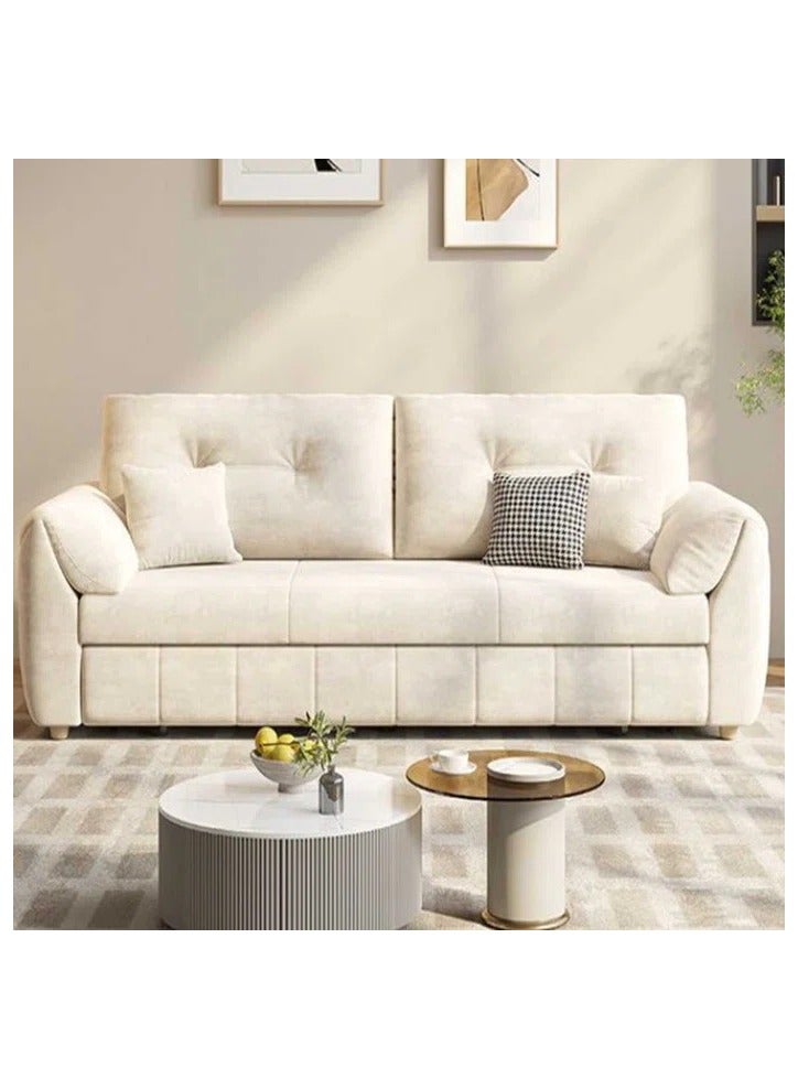 Sofa Bed, Retractable Sofa Cum Bed, Sofa Convertible Bed, Easy To Clean, Foldable Living Room Multifunctional Sofa Furniture Comfortable Cushion, Strong Bearing 190x85x80 cm