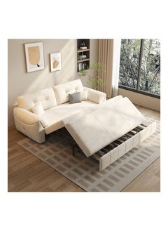 AWD Sofa Bed, Retractable Sofa Cum Bed, Sofa Convertible Bed, Easy To Clean, Foldable Living Room Multifunctional Sofa Furniture Comfortable Cushion, Strong Bearing 190x85x80 cm  - Image 4