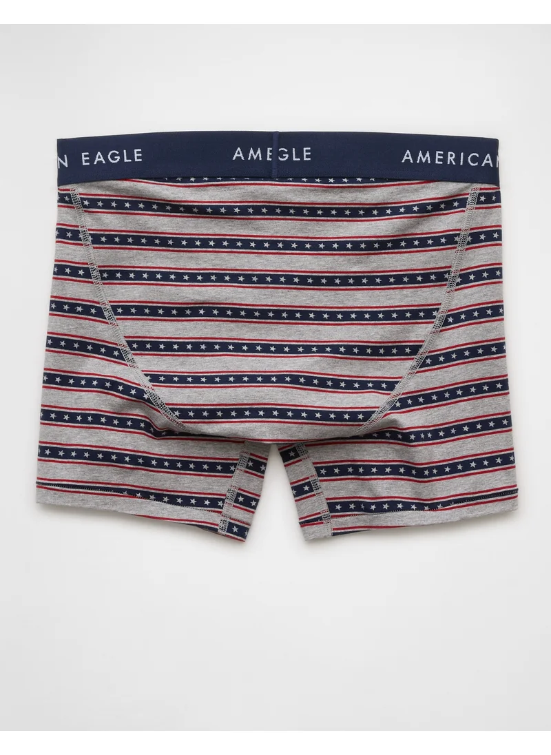 American Eagle AEO Men's USA 4.5" Classic Boxer Brief