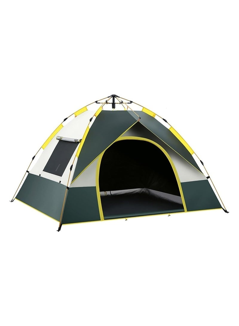 Oasisgalore Tent Outdoor Automatic Quick-Opening Camping Tent Rainproof Multi-person Camping with Two Doors and Two Windows  - Image 1