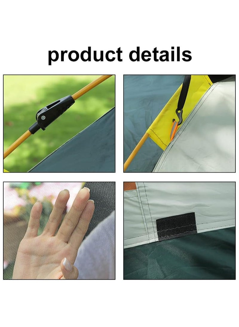 Oasisgalore Tent Outdoor Automatic Quick-Opening Camping Tent Rainproof Multi-person Camping with Two Doors and Two Windows  - Image 2