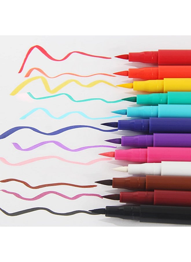 Anglicolor 12PCS Matte Colored Liquid Eyeliners Delineador De Ojos De Colores Set Colorful Eye Liner Liquid Color Eyeliner Eye Makeup Bright Colors Waterproof Smooth & No Fading (13-Multicolors)  - Image 5