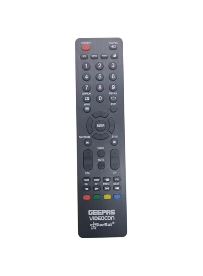 BGM Replacement Remote Control Compatible For Geepas TV LCD LED, Star Star TV LCD LED, Videocon Smart TV LCD LED