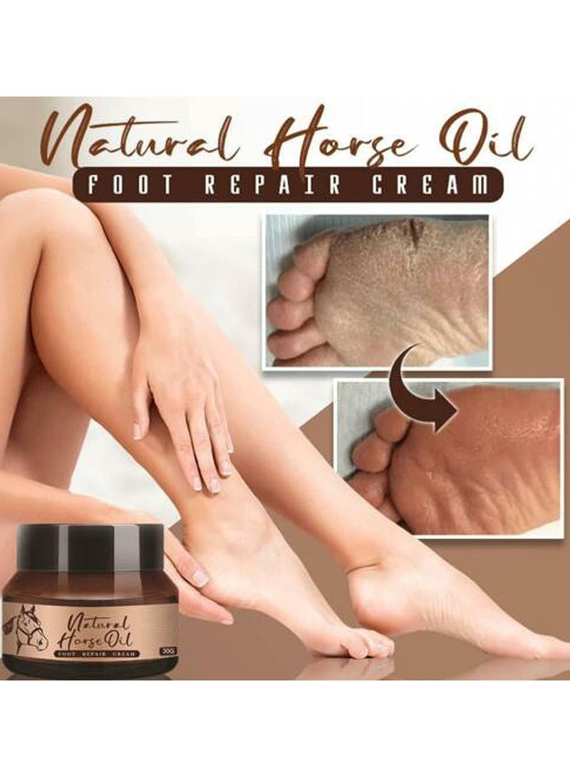 EELHOE Pamper Your Feet with Natural Horse Oil Foot Repair Cream - Ultimate Moisturization for Rough, Dry, and Cracked Skin - For Men and Women - Image 4