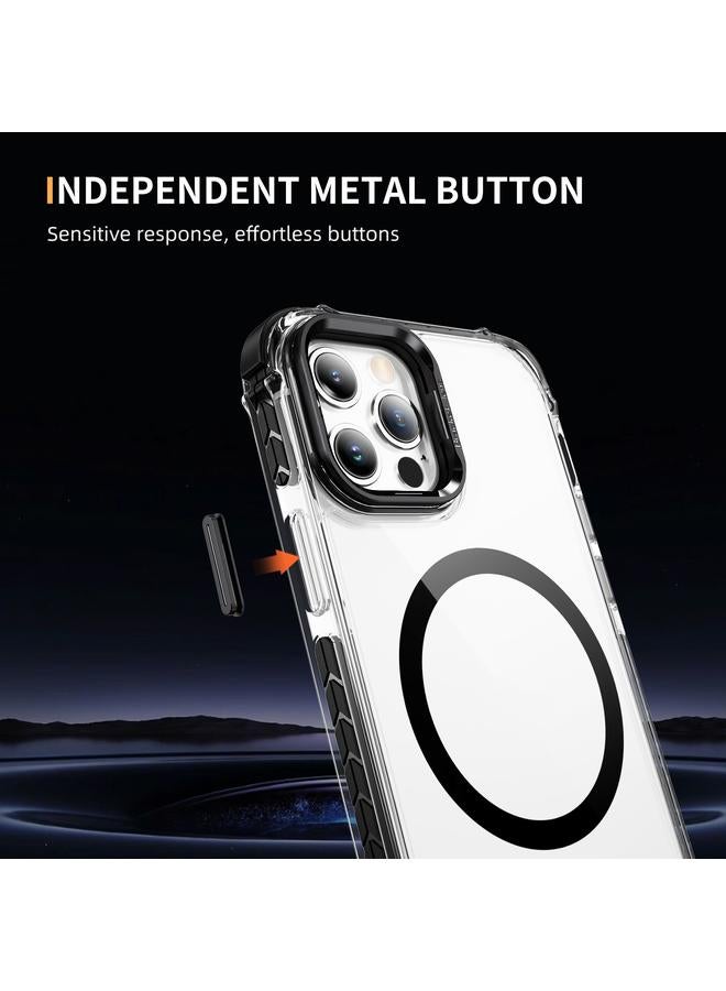 Zaboon Case For iPhone 12 Pro Rainbow Series Transparent MagSafe Lens Holder Phone Case - Image 5