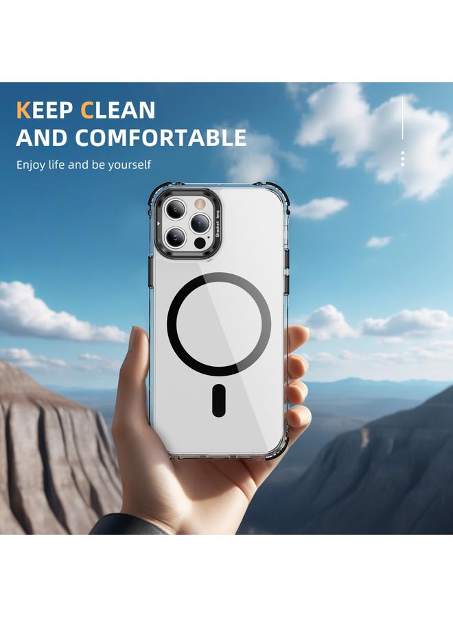 Zaboon Case For iPhone 12 Pro Rainbow Series Transparent MagSafe Lens Holder Phone Case - Image 2