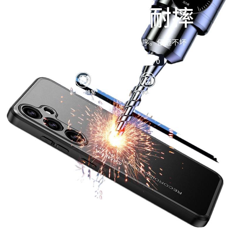 Protective Case | Shockproof Cover for Samsung Galaxy S24 Plus | Drop Protection | Silver | Metal - Image 3