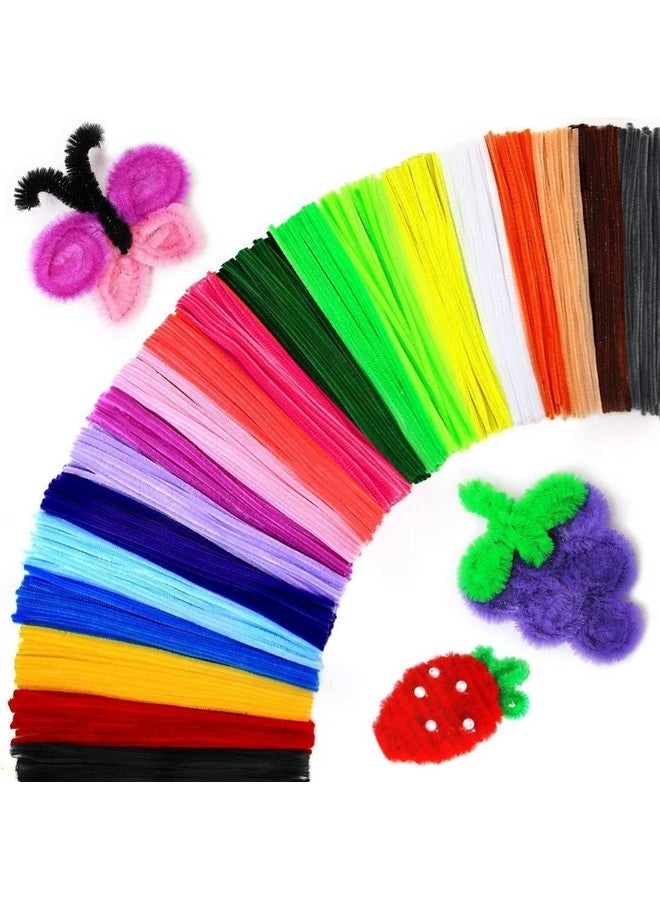 AmigozZ Pipe Cleaner 12”: Multi Color : 100pcs : for Hobby Crafts, Scrapbooking, DIY Accessory(color as per availability) - Image 1