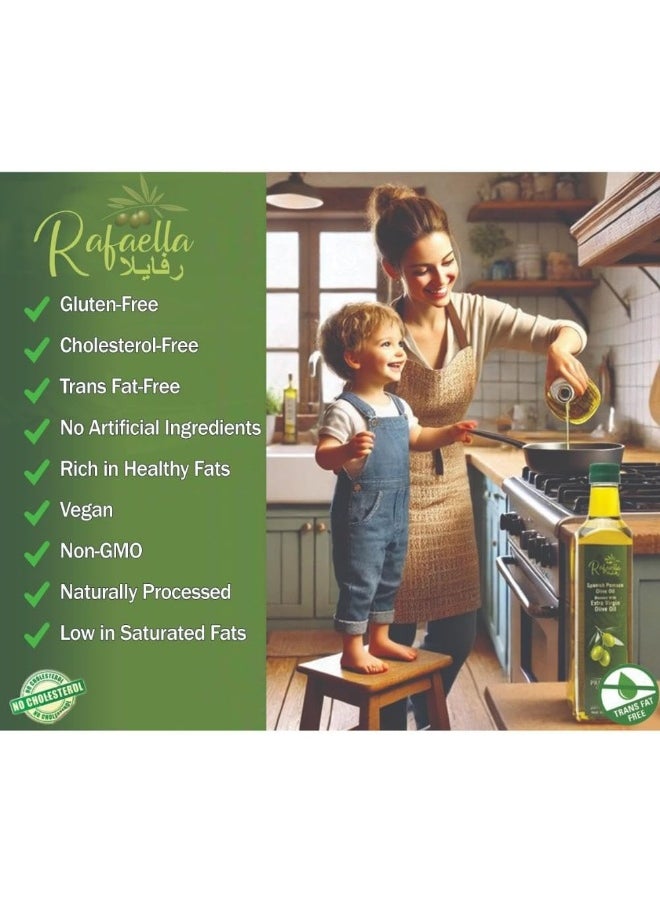 Rafaella Spanish Pomace Olive Oil Blended with Extra Virgin Olive Oil  - Image 5