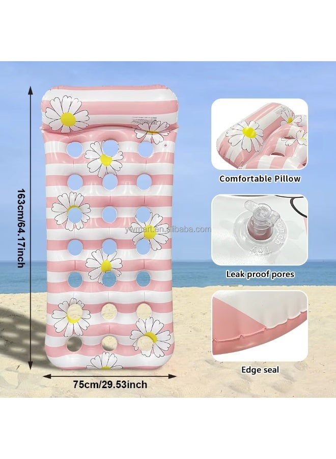 Toy Box Pool Lounger Float, Water Lounger Pool Chair Lounge, Inflatable Pool Hammock Float 180x88cm - Image 2