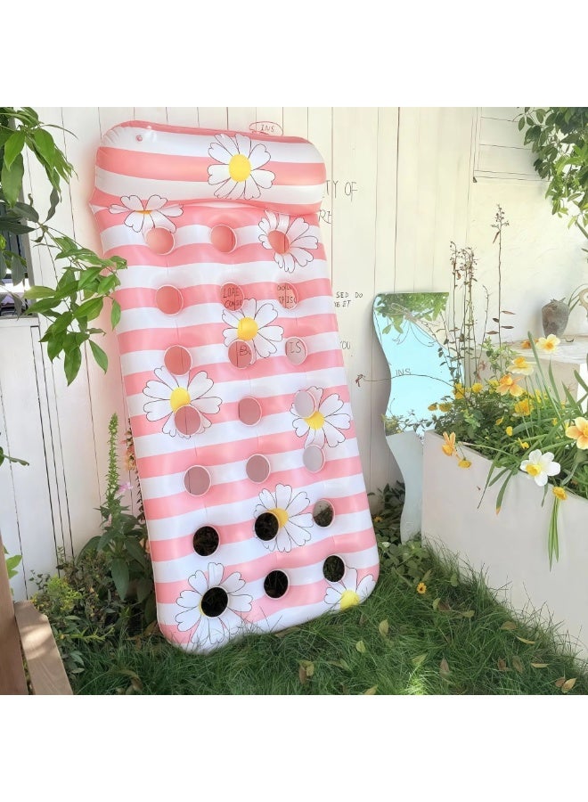 Toy Box Pool Lounger Float, Water Lounger Pool Chair Lounge, Inflatable Pool Hammock Float 180x88cm - Image 3